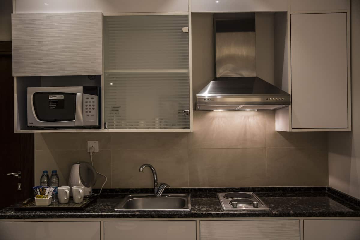 suite, 2 bedrooms, terrace (vip) | living room | 42-inch led tv with satellite channels, tv