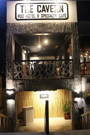 Front of property – evening/night