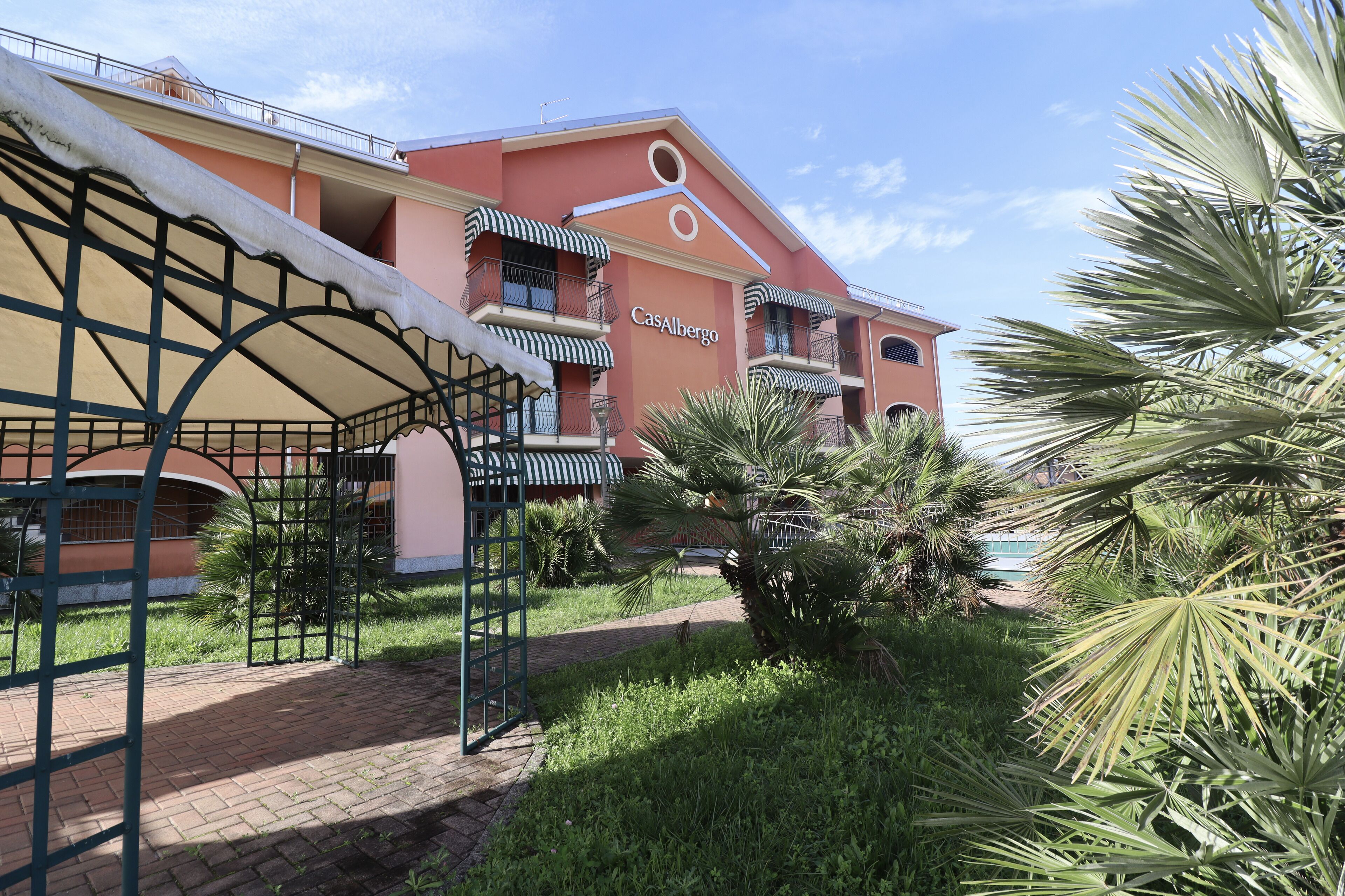 Facciata della struttura