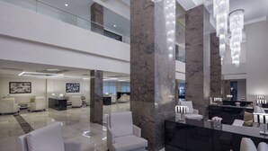 Sitteområde i lobbyen