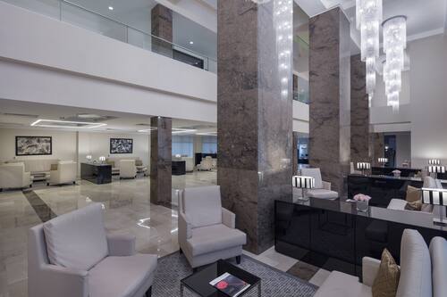Lobby sitting area