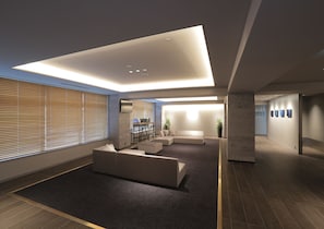 Coin salon dans le hall