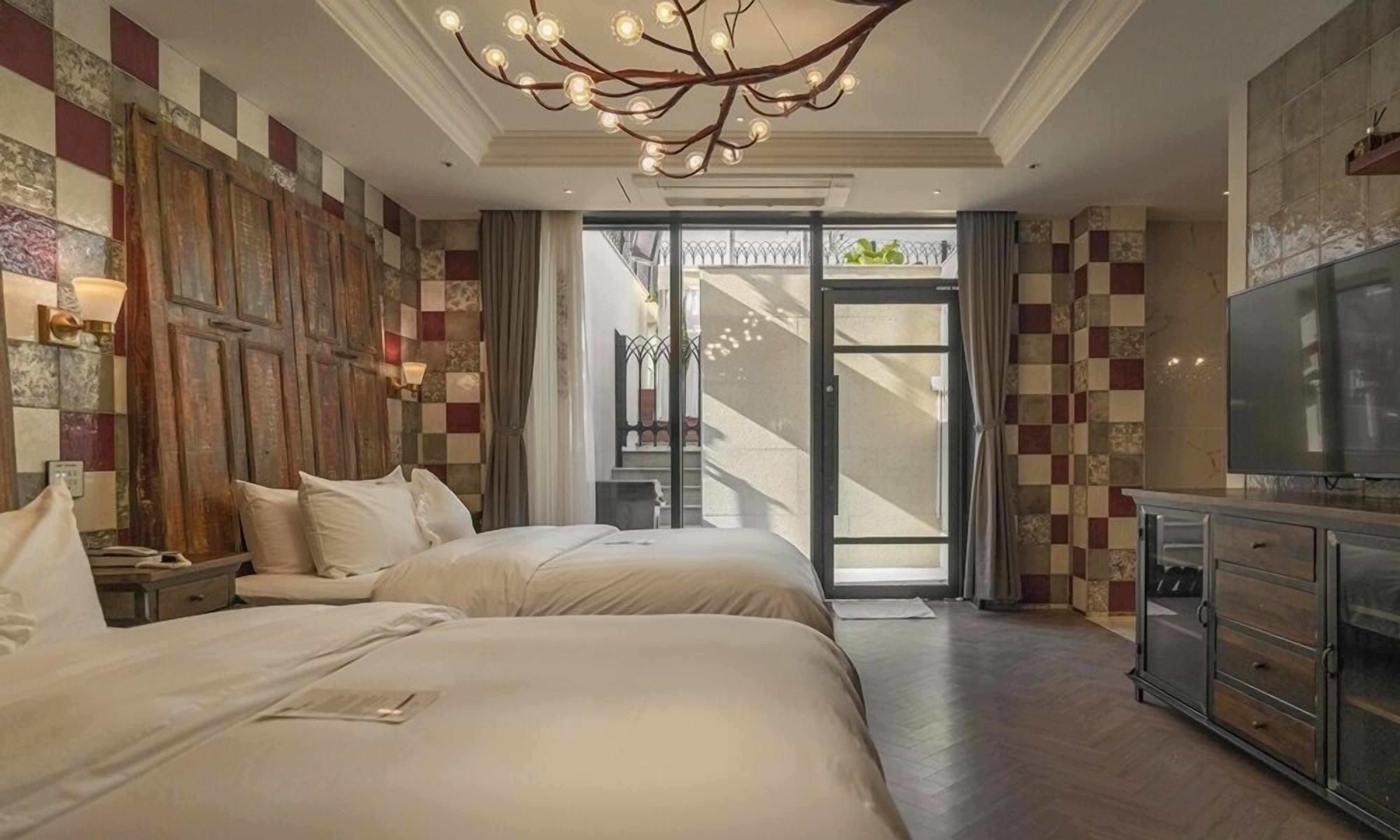 MarePool Family Suite Double Two bed BF PKG | 房內夾萬、獨特設計、獨特裝修、書桌