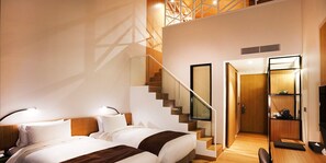 Premier Duplex Twin | Premium bedding, free minibar items, in-room safe, desk - Midas Hotel & Resort (Gapyeong)