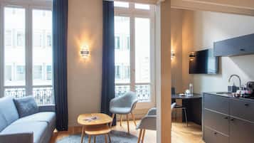 Grande Suite 1 Chambre Duplex | 1 間睡房、高級寢具、迷你吧、房內夾萬