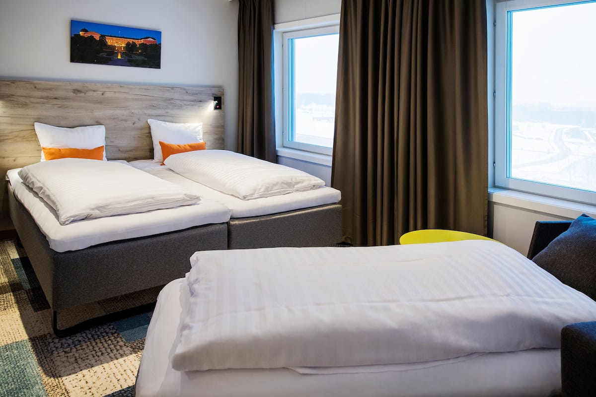 blackout curtains, soundproofing, iron/ironing board, free wifi