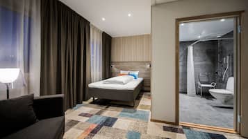 Blackout drapes, soundproofing, iron/ironing board, free WiFi