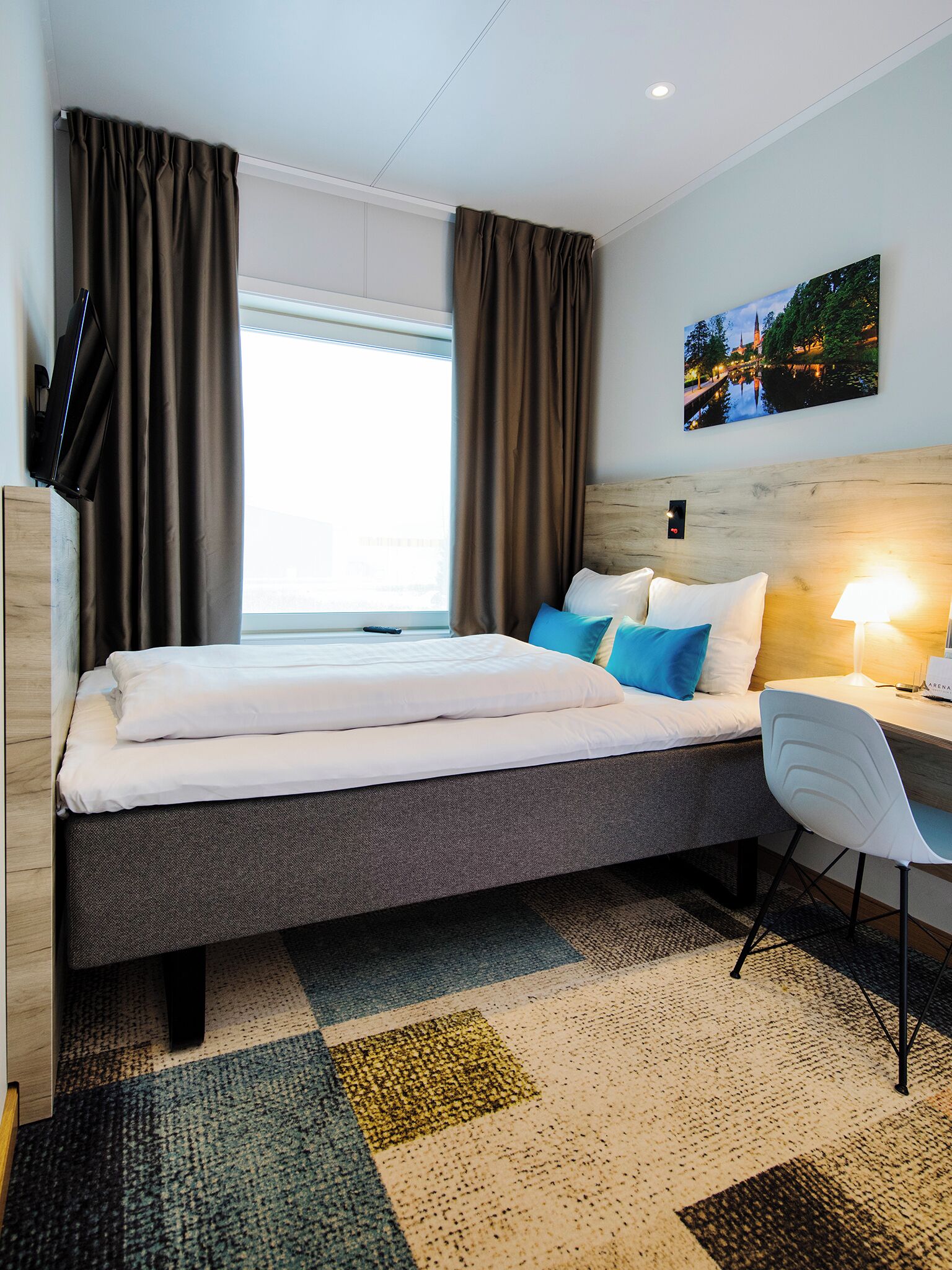 blackout curtains, soundproofing, iron/ironing board, free wifi