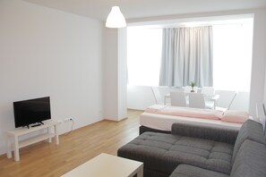 Appartement Deluxe, 2 chambres | Coin séjour