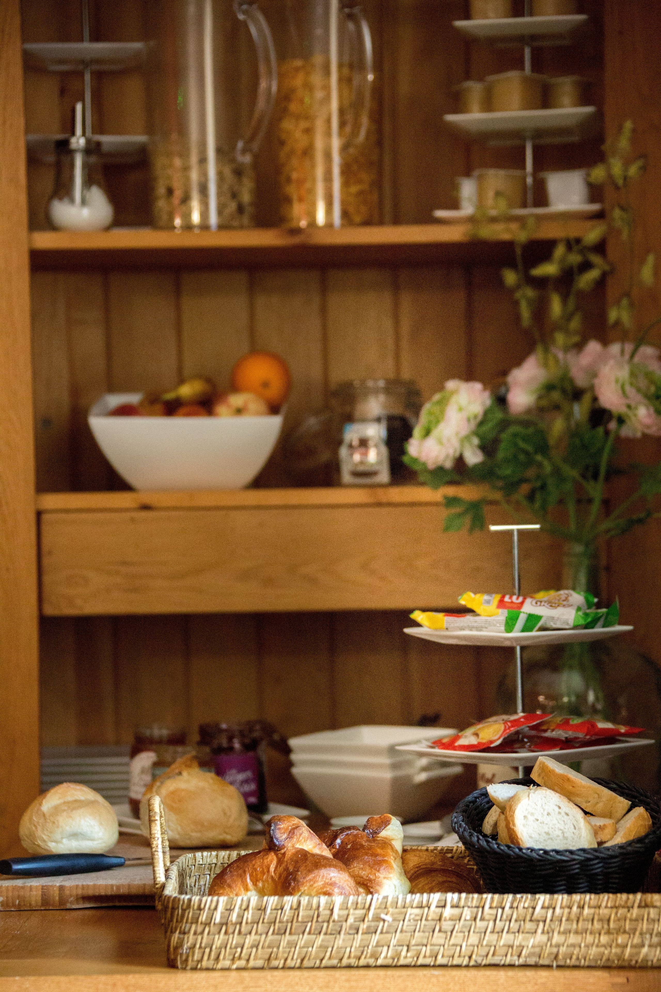 daily buffet breakfast (eur 12.00 per person)