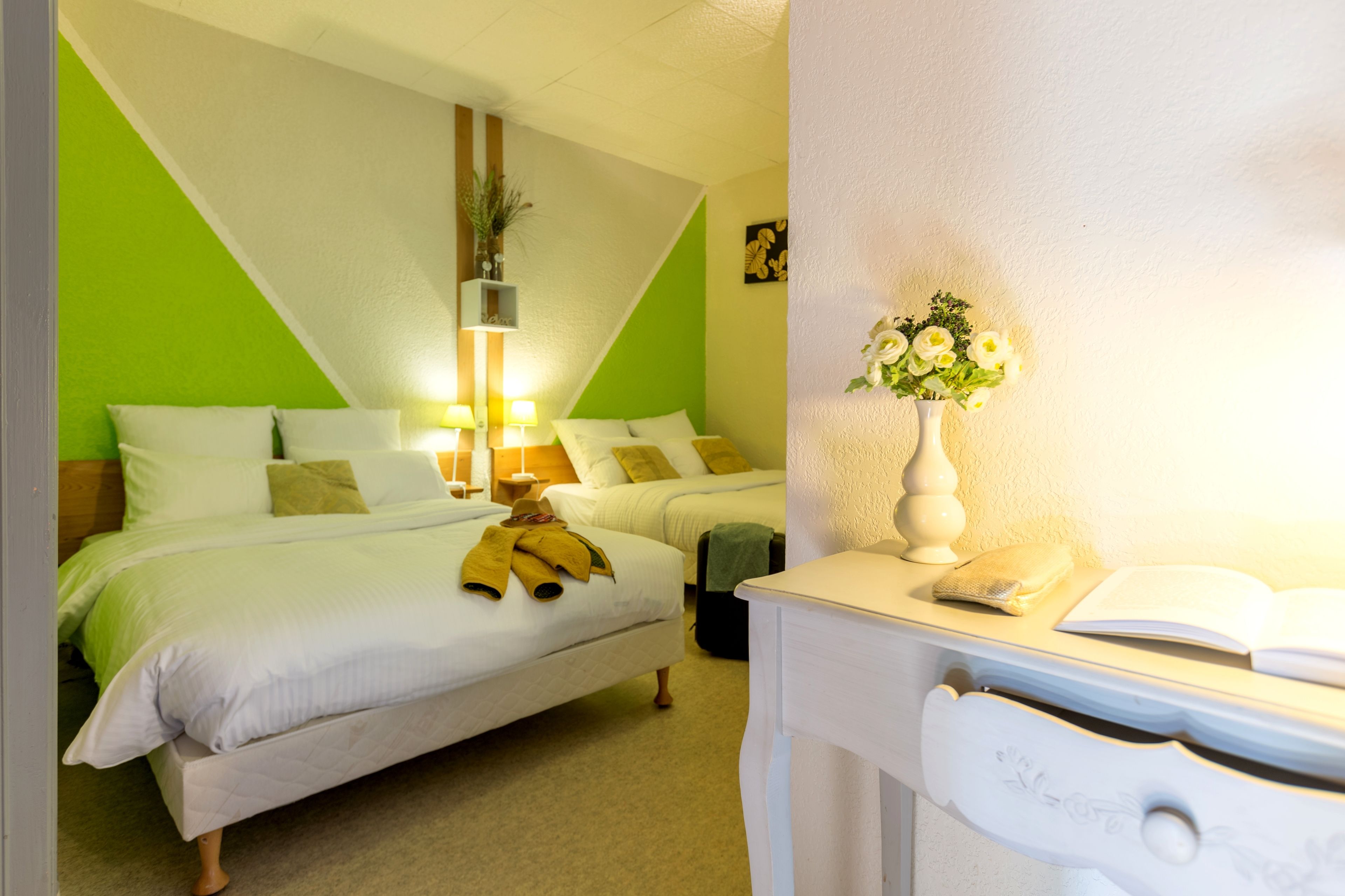 comfort double room | premium bedding, select comfort beds, iron/ironing board