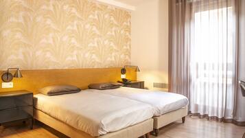 1 habitación, caja de seguridad en la habitación y cortinas blackout