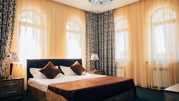 Suite – junior | Skrivebord, strykejern/-brett og ekstrasenger (mot et tillegg)