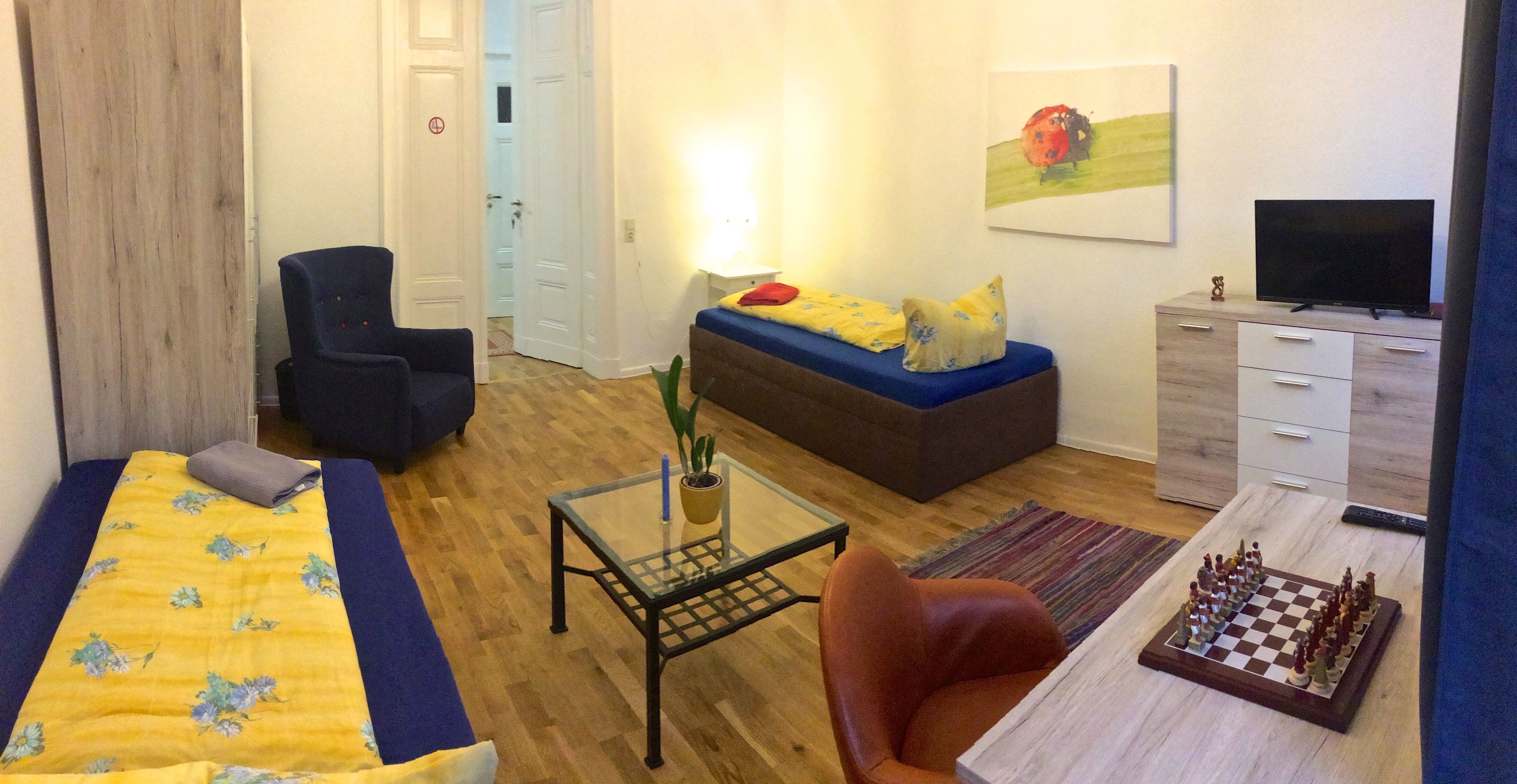 公寓, 5 間臥室, 2 間浴室 | 獨特裝潢、布置獨特、書桌、筆電工作空間