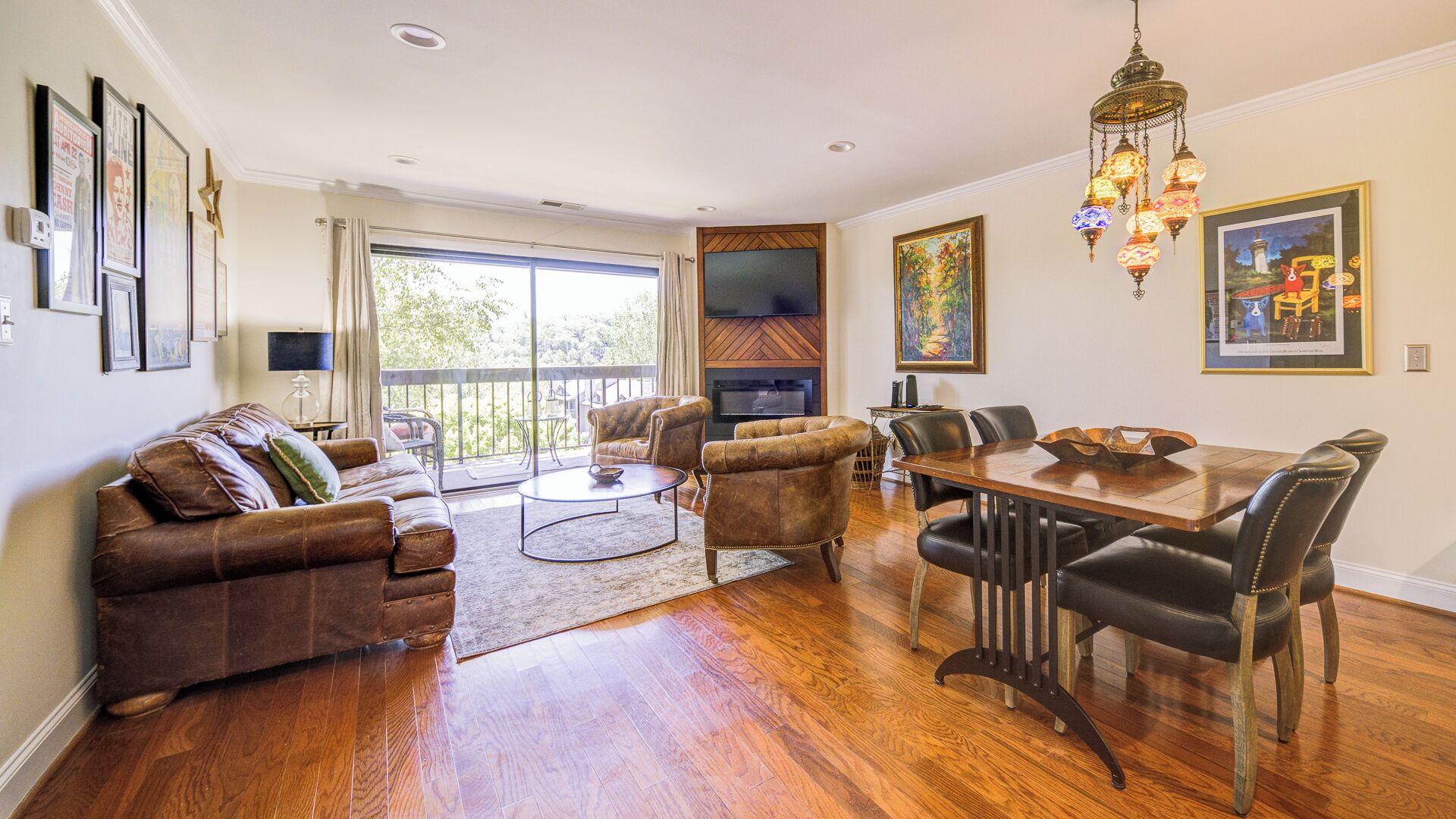 Condo, 1 Bedroom (Efficiency) | Living area | Flat-screen TV
