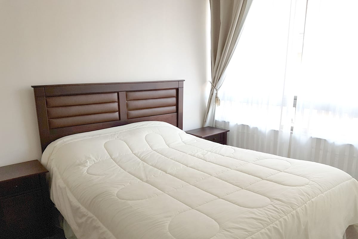 2 habitaciones, ropa de cama de alta calidad y camas con pillow-top