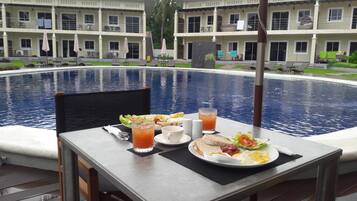 Daily continental breakfast for a fee