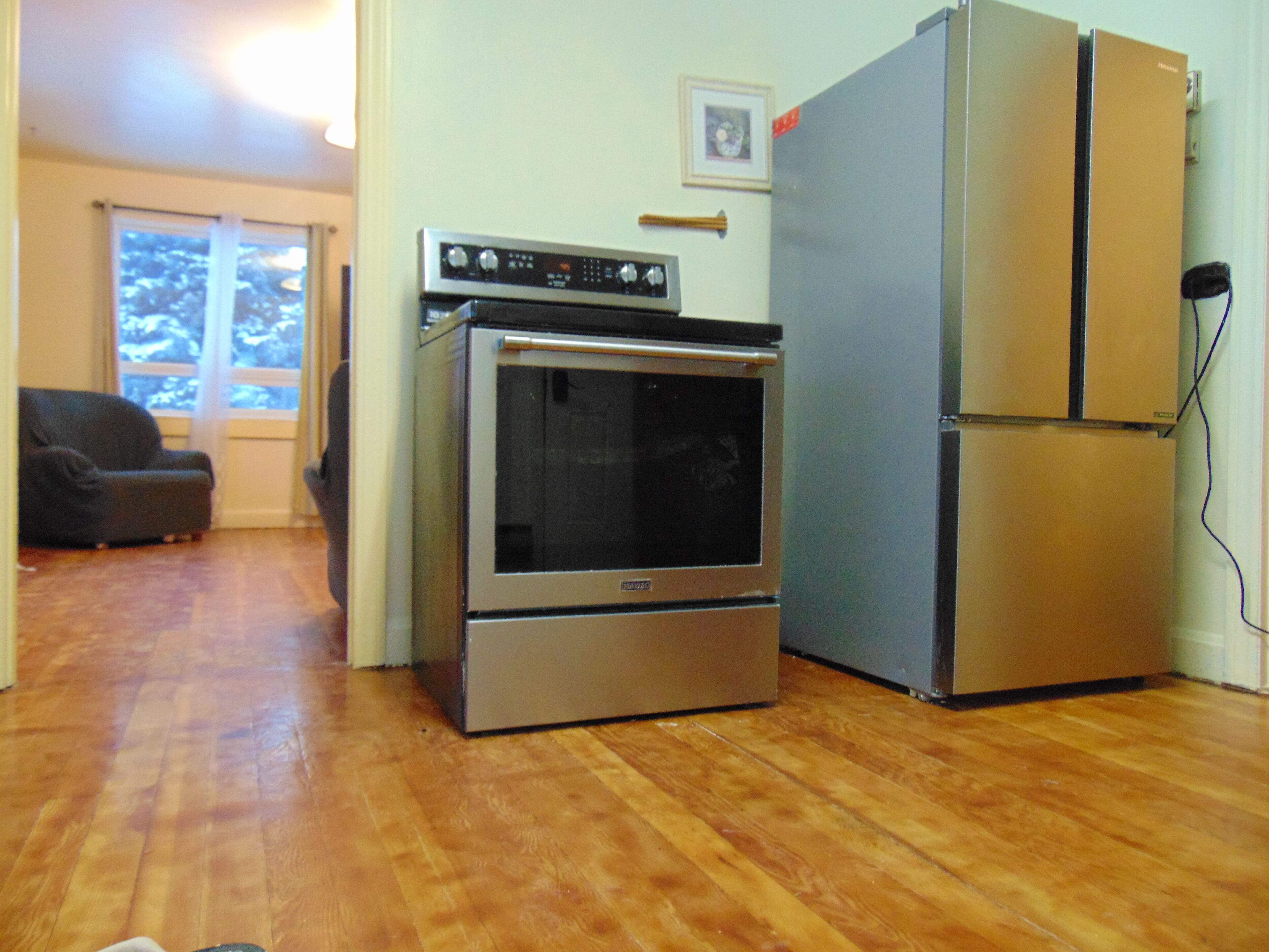 Deluxe huis, 3 slaapkamers, keuken | Privékeuken | Een koelkast/vriezer, een magnetron, een oven, een kookplaat