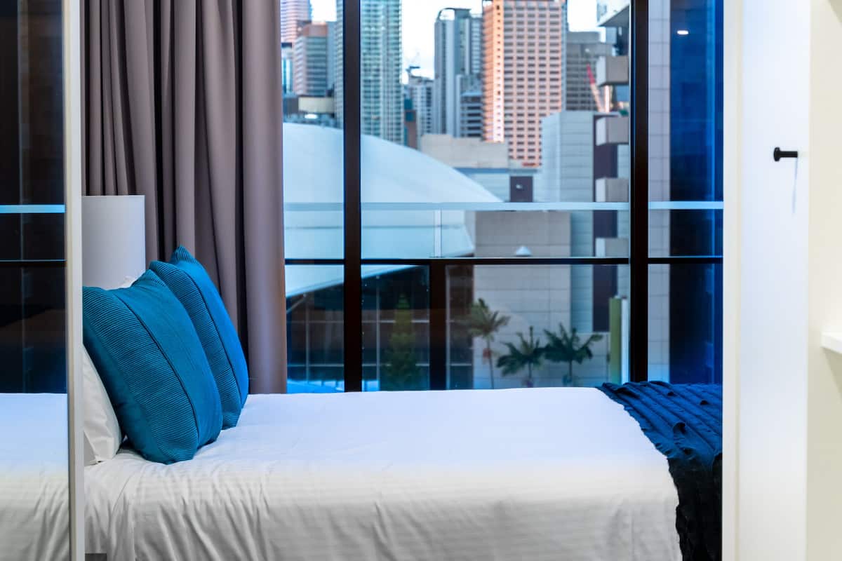 1 bedroom apartment with city view | view from room