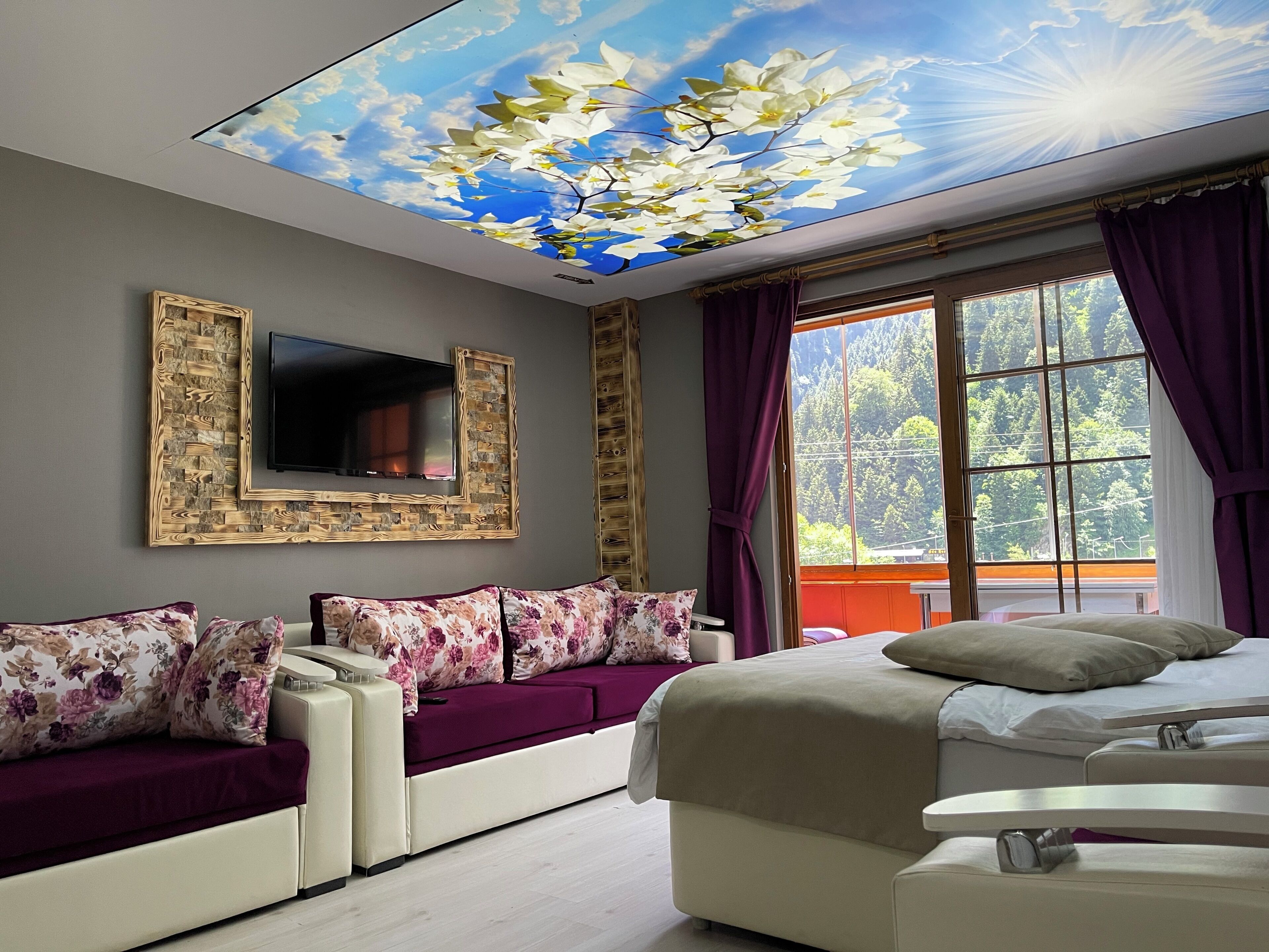 三人房, 湖景 | 办公桌、隔音、熨斗/熨板、免费 WiFi