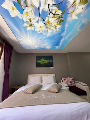 Desk, soundproofing, iron/ironing board, free WiFi - Osmanli Suite (Çaykara)