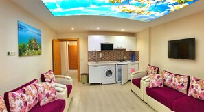 Íbúð - útsýni yfir vatn | Útsýni úr herberginu