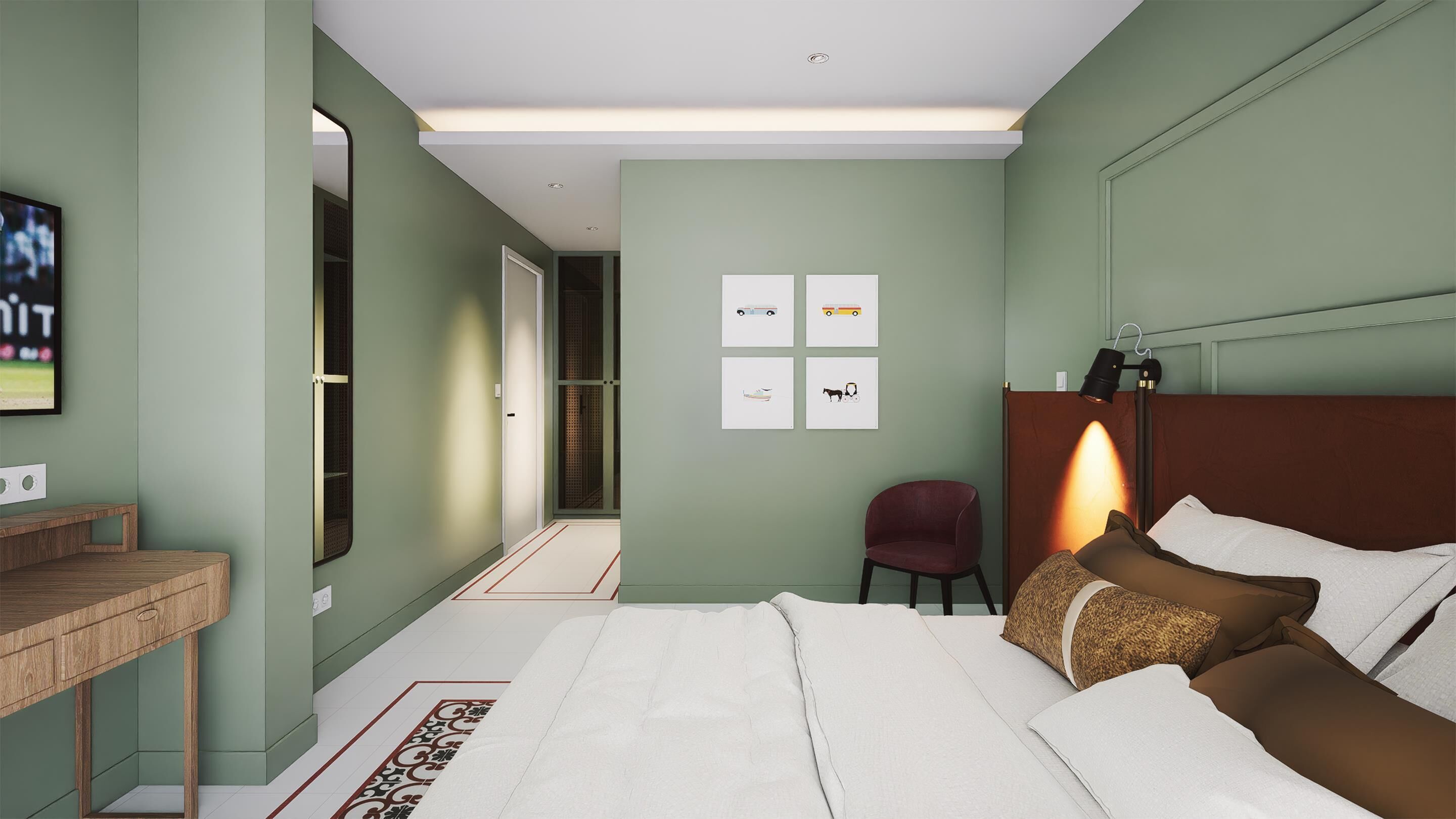 Deluxe Room, 1 King Bed, Non Smoking, Balcony (Hot Tub) | Minibar, in-room safe, blackout drapes, iron/ironing board