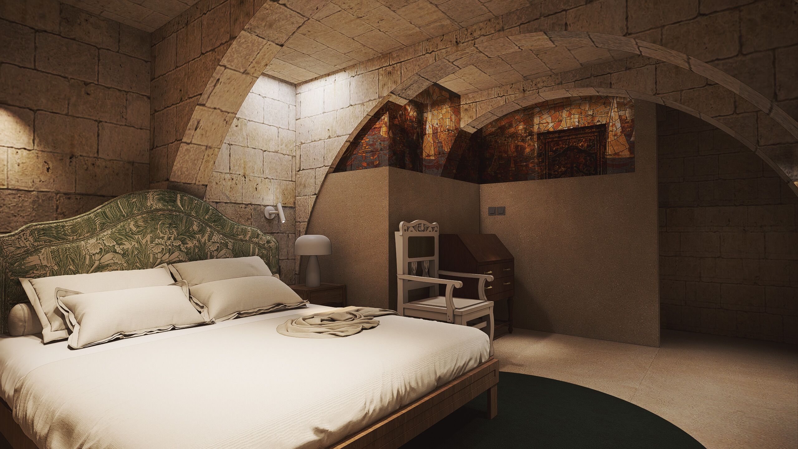 Chambre Deluxe, 1 très grand lit, non-fumeur