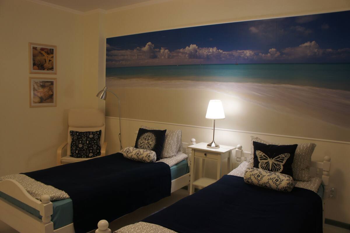 Superior Apartment, 1 bedroom, 2 single beds | Desk, soundproofing, iron/ironing board, free WiFi