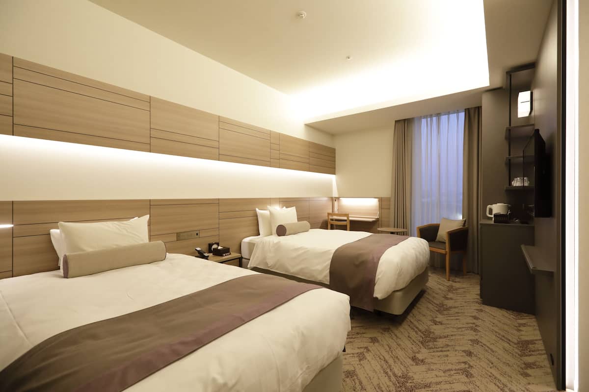 In-room safe, desk, laptop workspace, blackout curtains