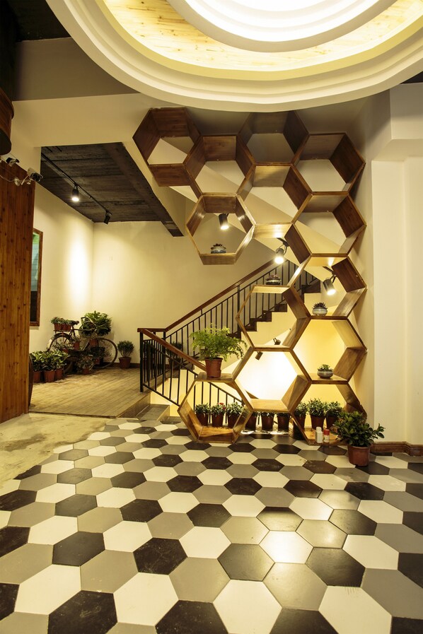 Interior entrance