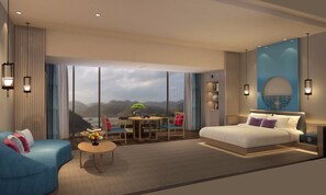 Double Room, Lake View | Minibar, in-room safe, desk, blackout curtains