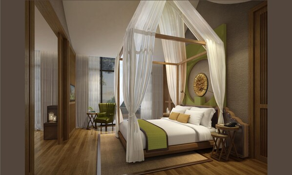 Kahden hengen huone, parveke | Minibaari, tallelokero huoneessa, työpöytä, pimennysverhot