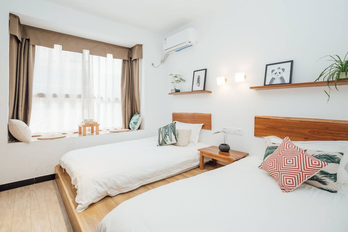 Tatami Twin Room | Desk, blackout curtains, free WiFi