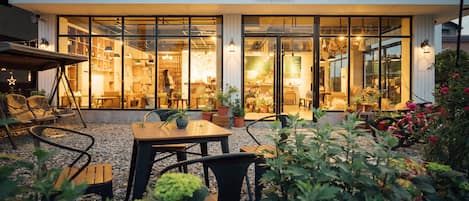 Front of property - evening/night