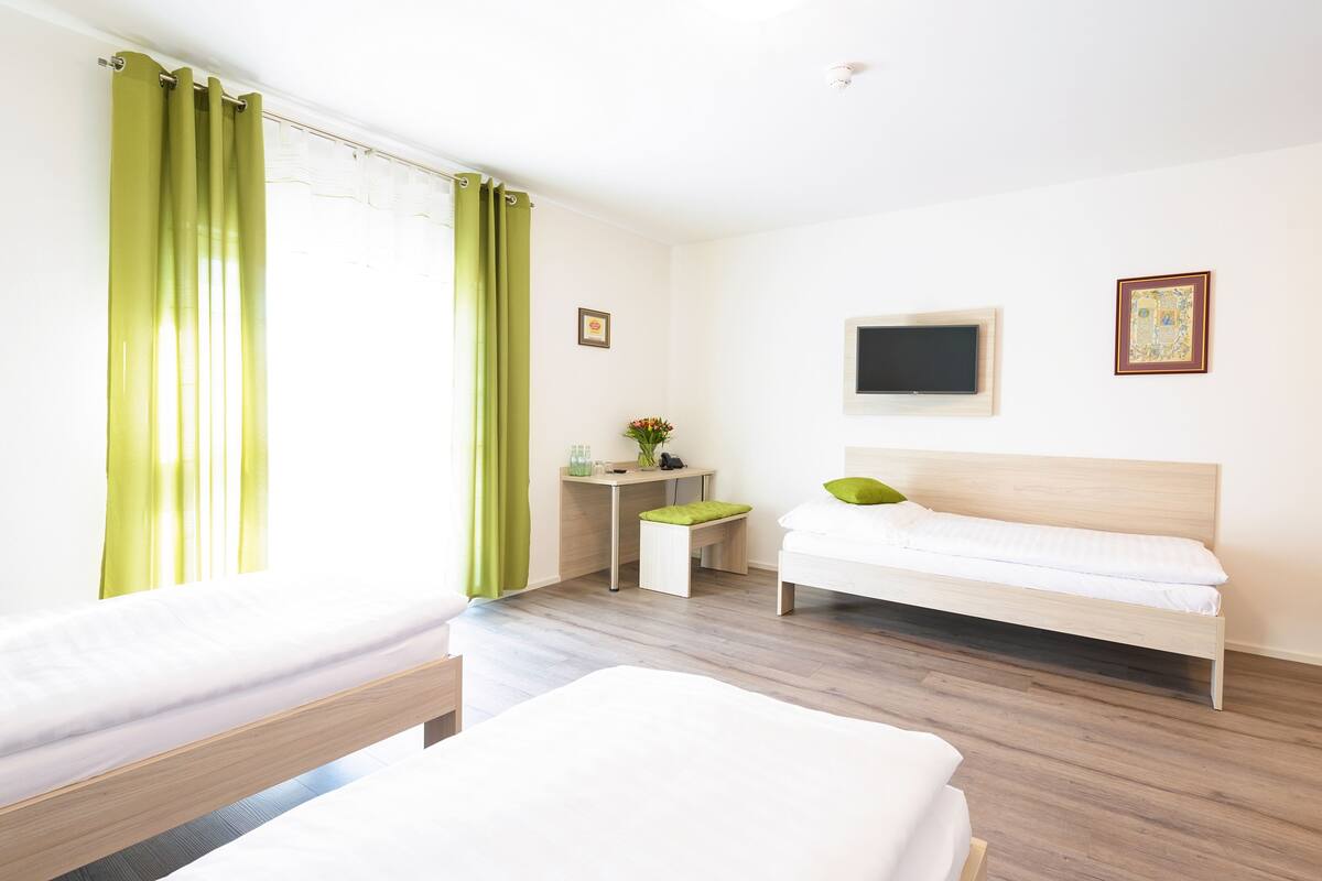 Cribs (surcharge), rollaway beds (surcharge), WiFi (free)