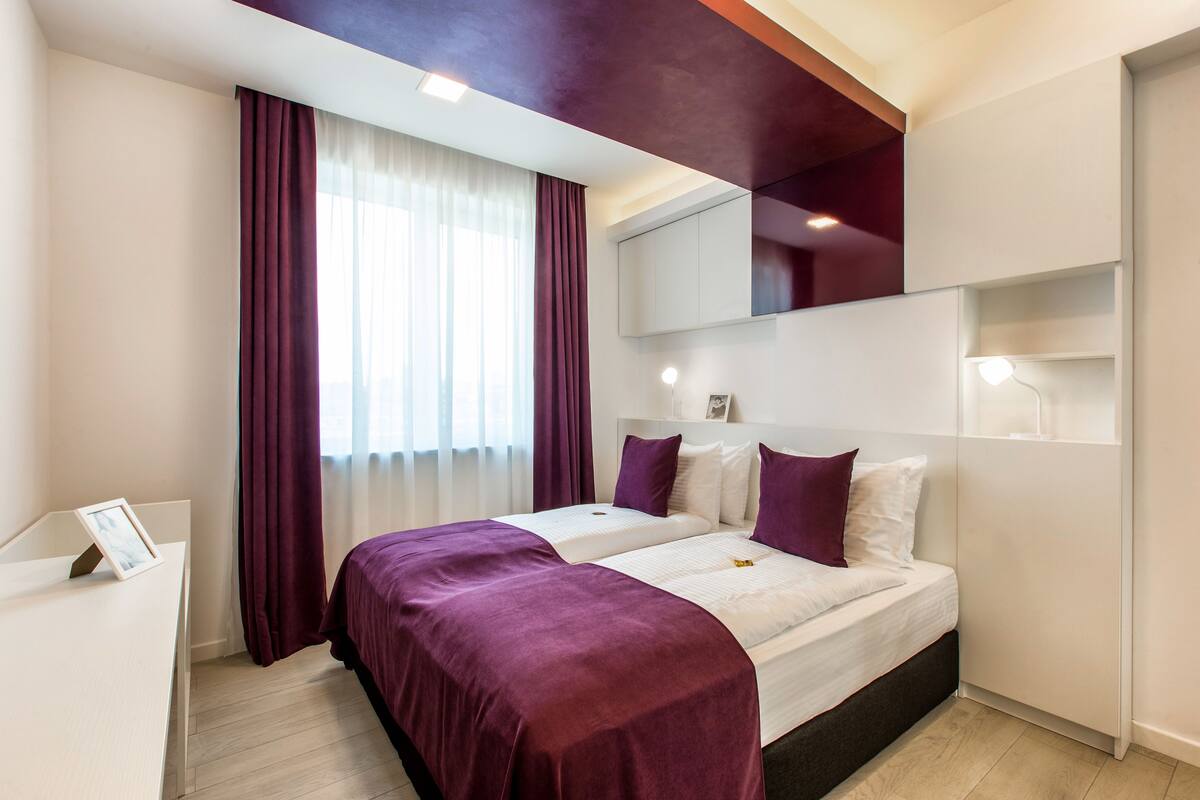 Apartment, 1 Bedroom, City View | Egyptian cotton sheets, premium bedding, down comforters