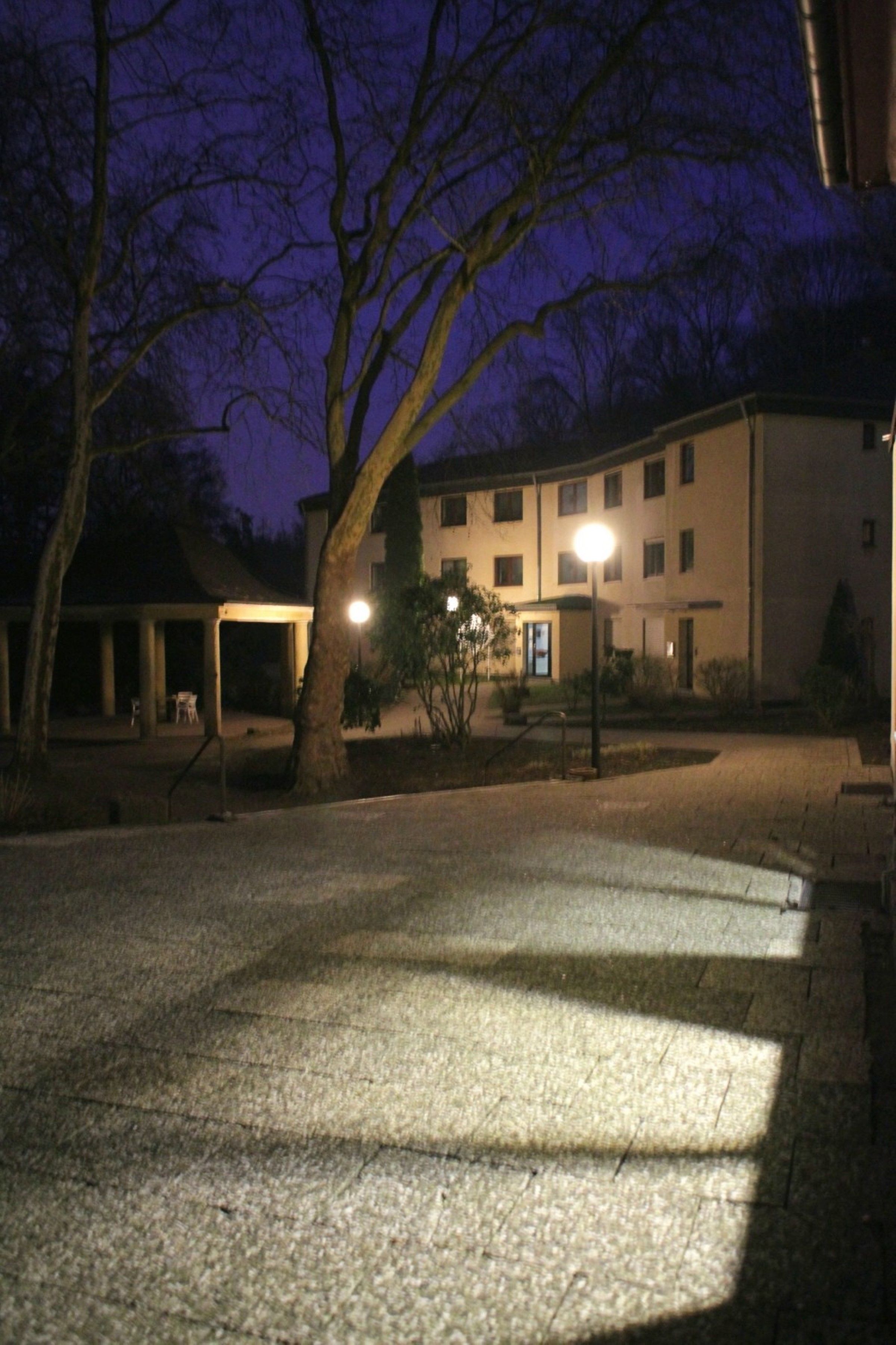 front of property – evening/night