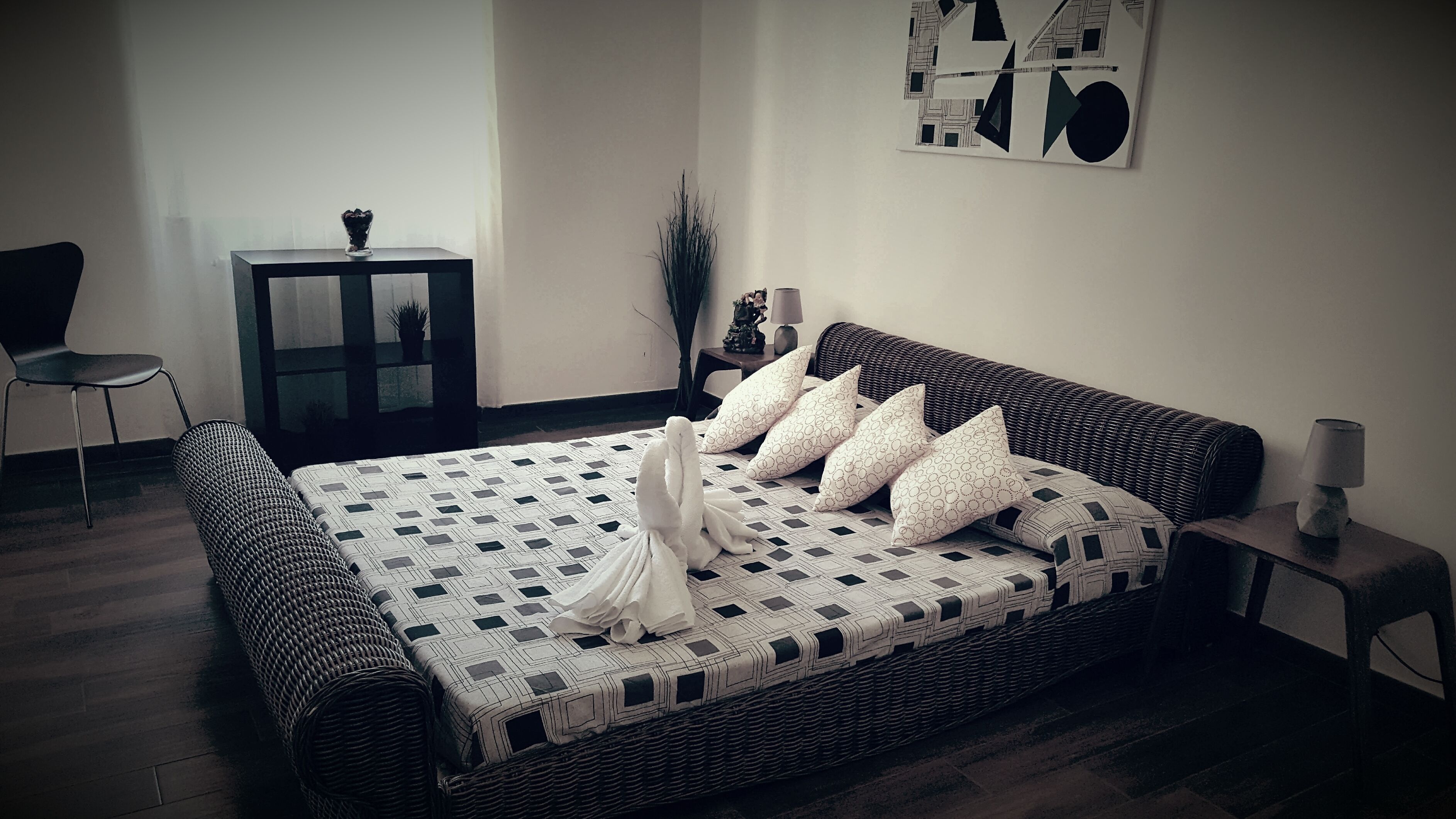 雙人房, 共用浴室 (Cabernet) | 高級寢具、獨特設計、獨特裝修、書桌