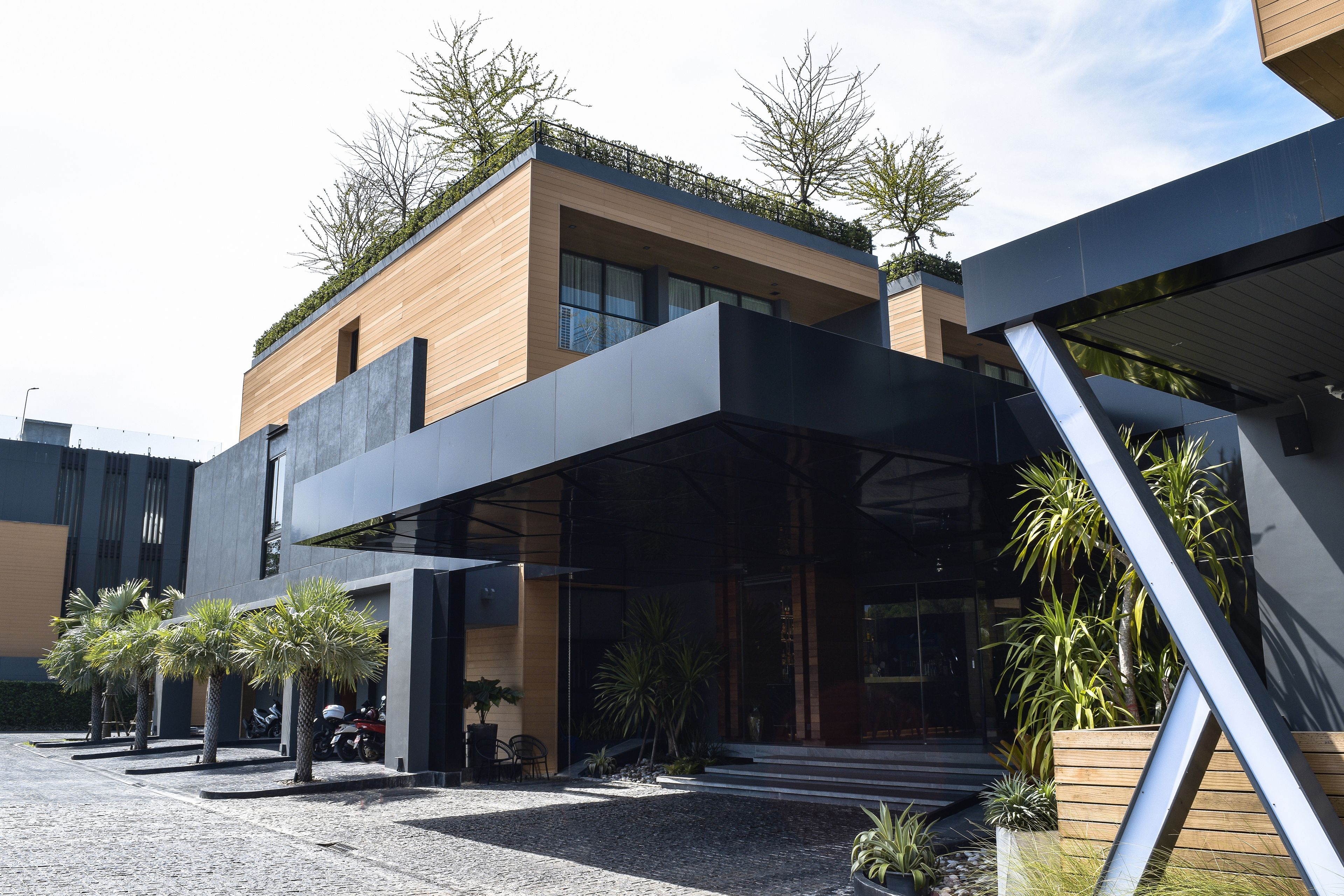 Entrada al alojamiento