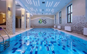 Indoor pool, sun loungers - Medical Spa Hotel Rosa Springs (The Mountain Olympic Village)