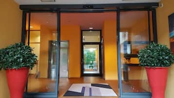 Interior entrance