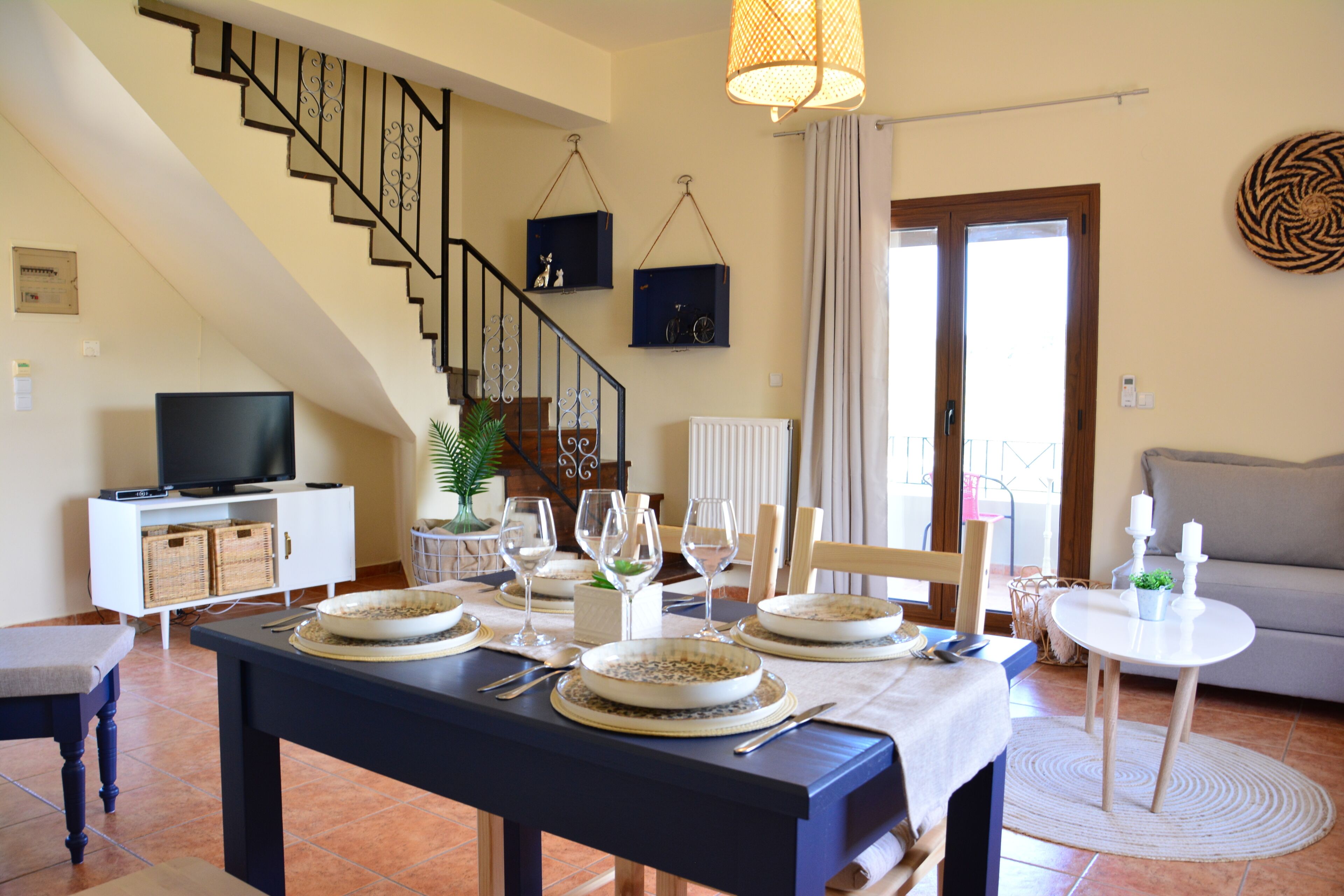 Appartement, vue piscine | Coin séjour