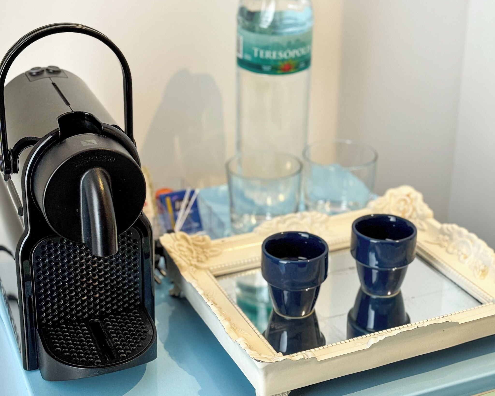 1 bedroom, desk, blackout curtains, iron/ironing board