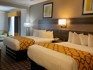 Studio Suite, 2 Queen Beds, Non Smoking | Desk, laptop workspace, iron/ironing board, cribs/infant beds