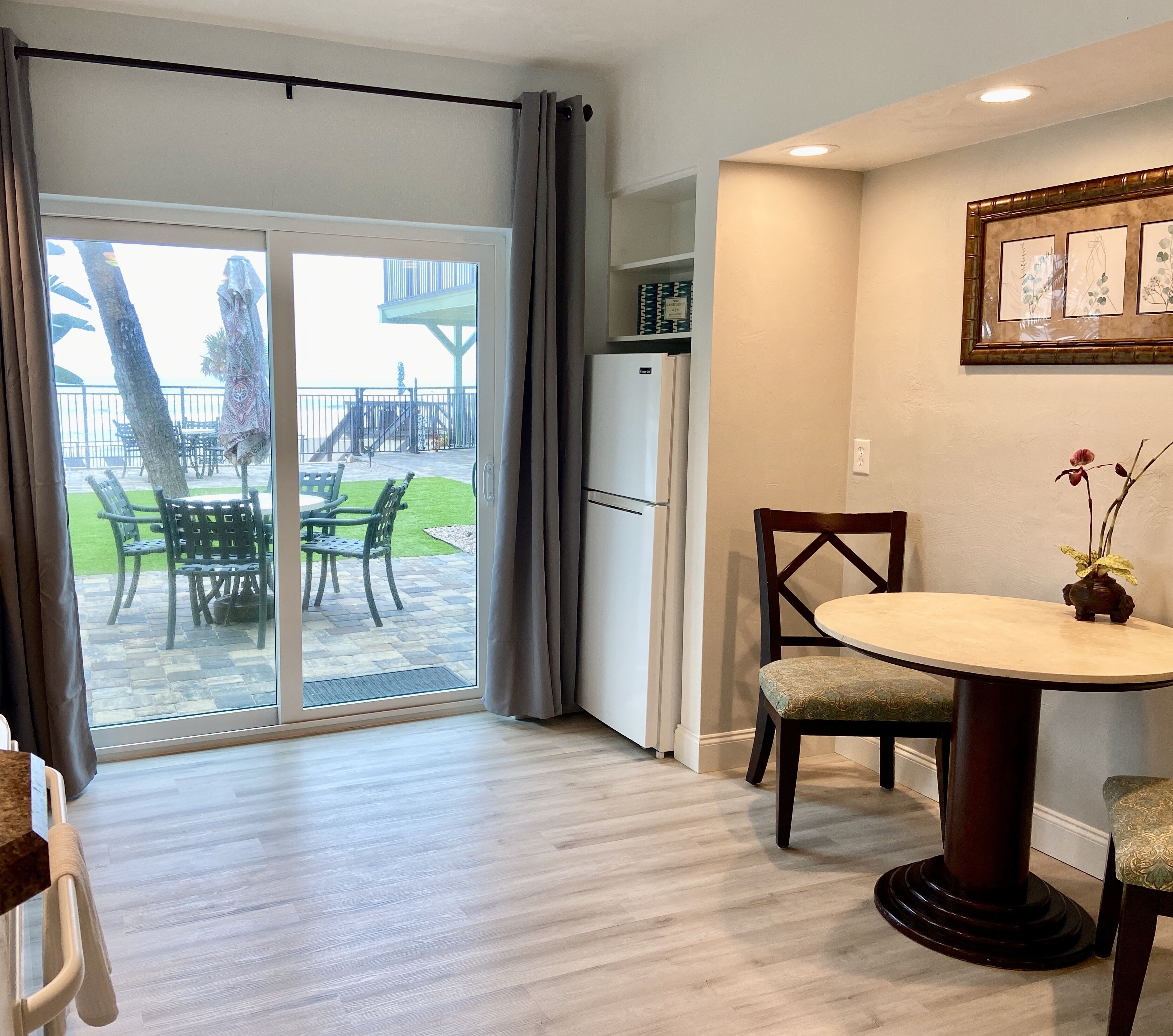 signature room, 1 king bed with sofa bed, ocean view | terrace/patio