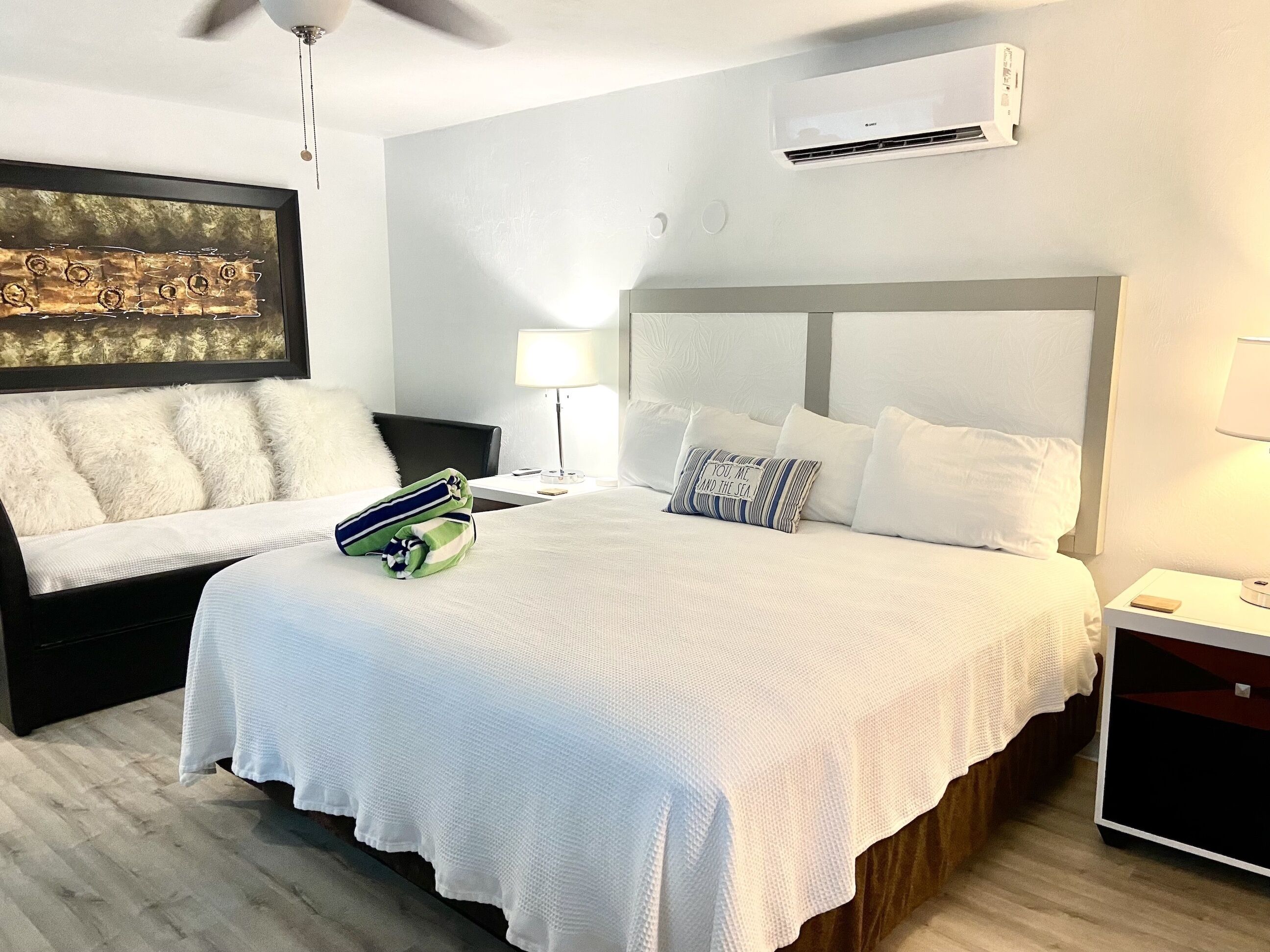 luxury villa, 3 bedrooms, kitchen, ocean view | egyptian cotton sheets, premium bedding, pillow-top beds, in-room safe