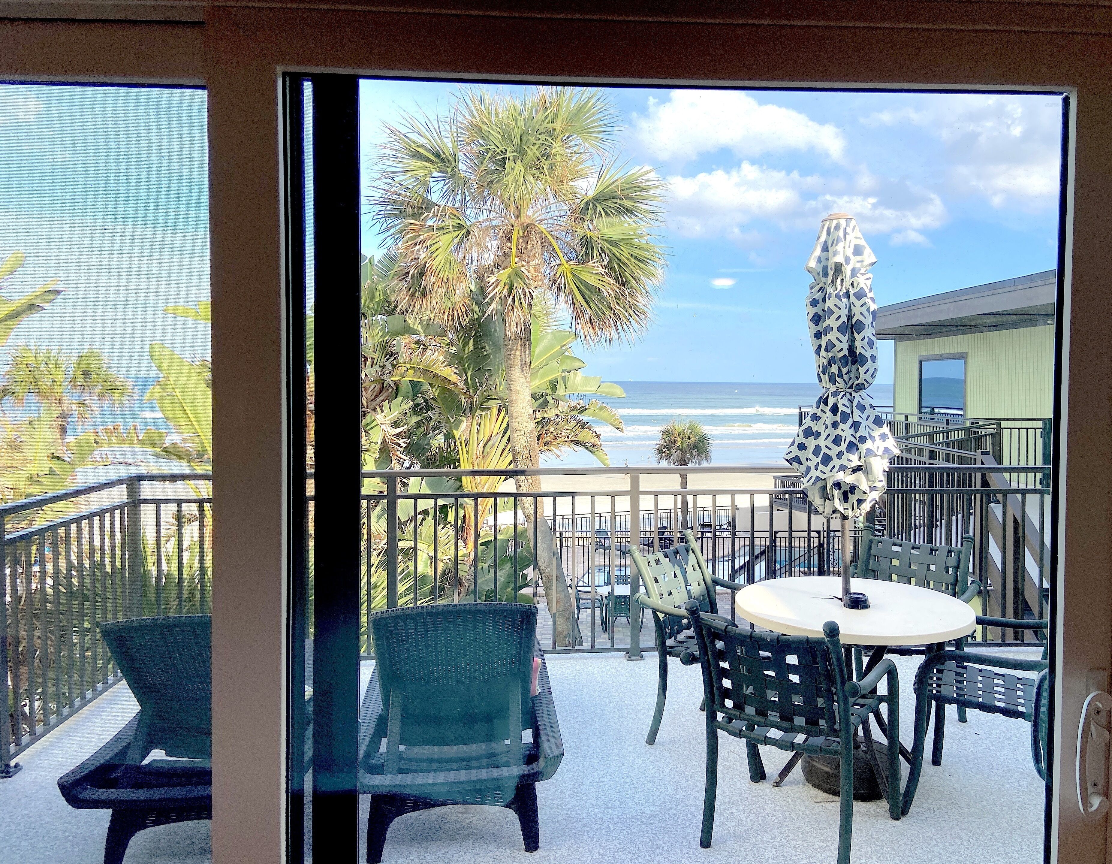 romantic room, 1 king bed, kitchen, ocean view | terrace/patio