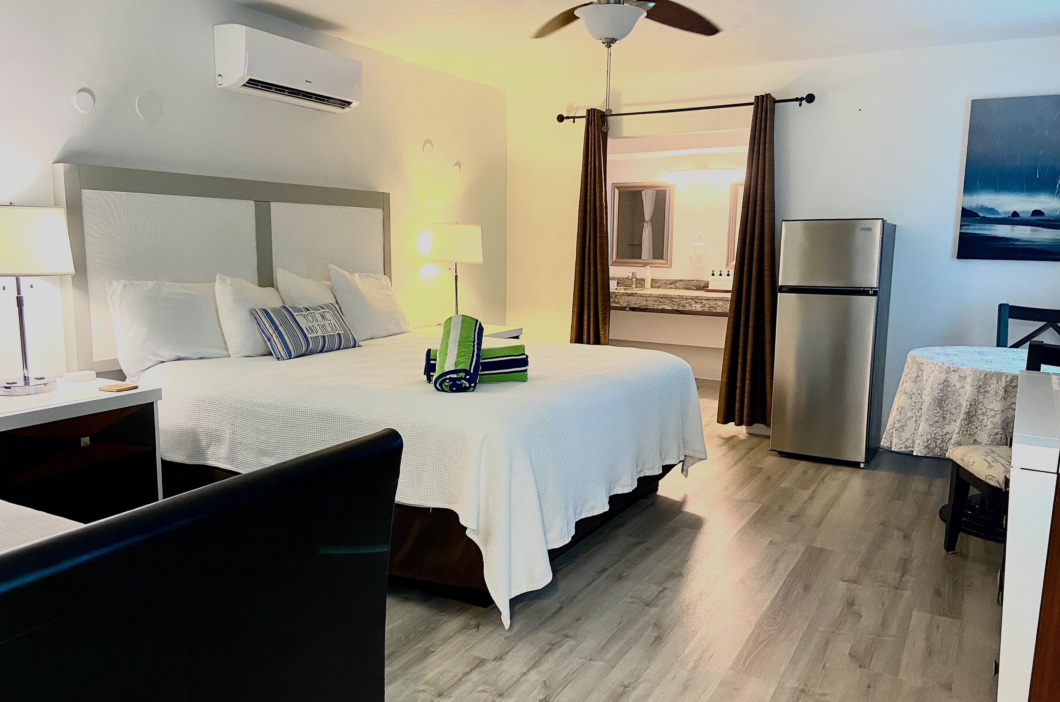 luxury villa, 3 bedrooms, kitchen, ocean view | egyptian cotton sheets, premium bedding, pillow-top beds, in-room safe