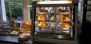 Daily self-service breakfast for a fee